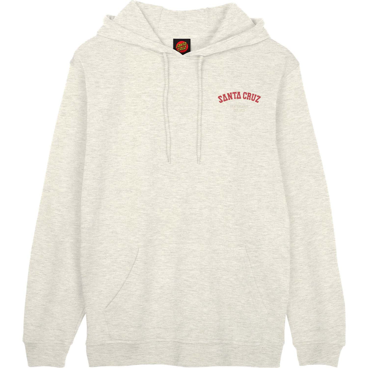 Santa Cruz Screaming Foam Hand Hoodie - Athletic Heather