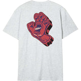 Santa Cruz Screaming Foam Hand T Shirt - Athletic Heather