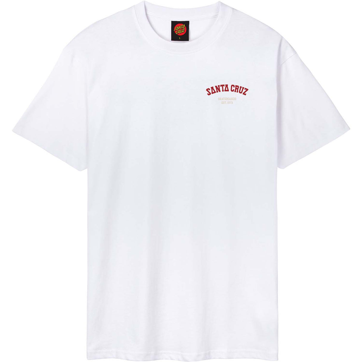 Santa Cruz Screaming Foam Hand T Shirt - White