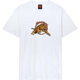 Santa Cruz Salba Tiger Simplified T Shirt - White