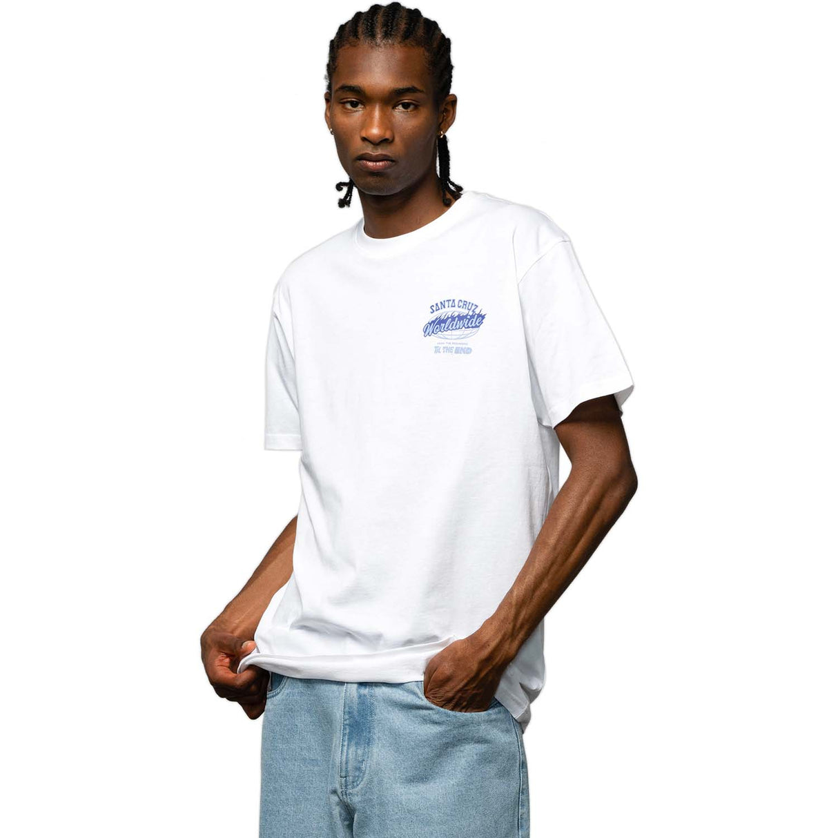 Santa Cruz TTE Worldwide T Shirt - White