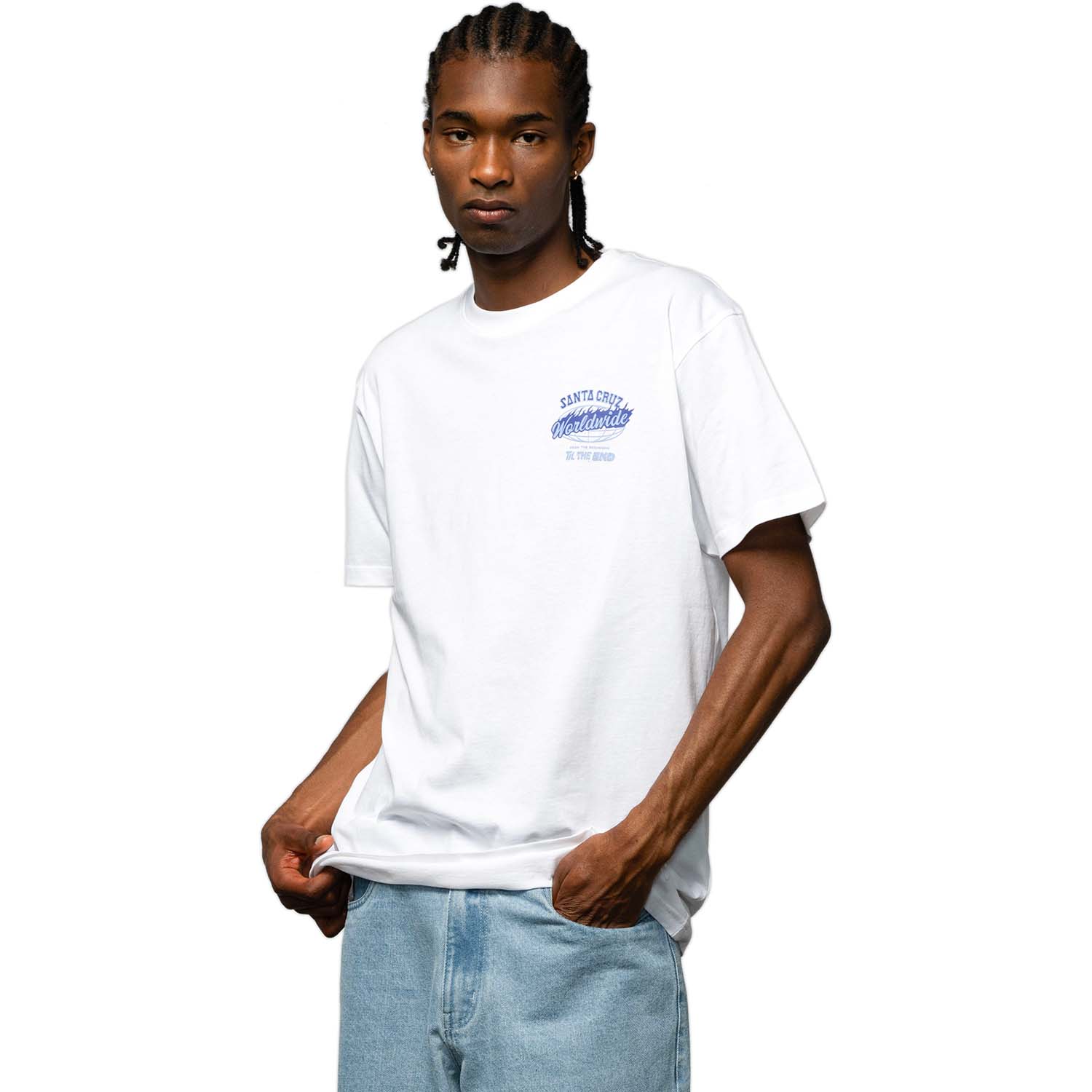 Santa Cruz TTE Worldwide T Shirt - White