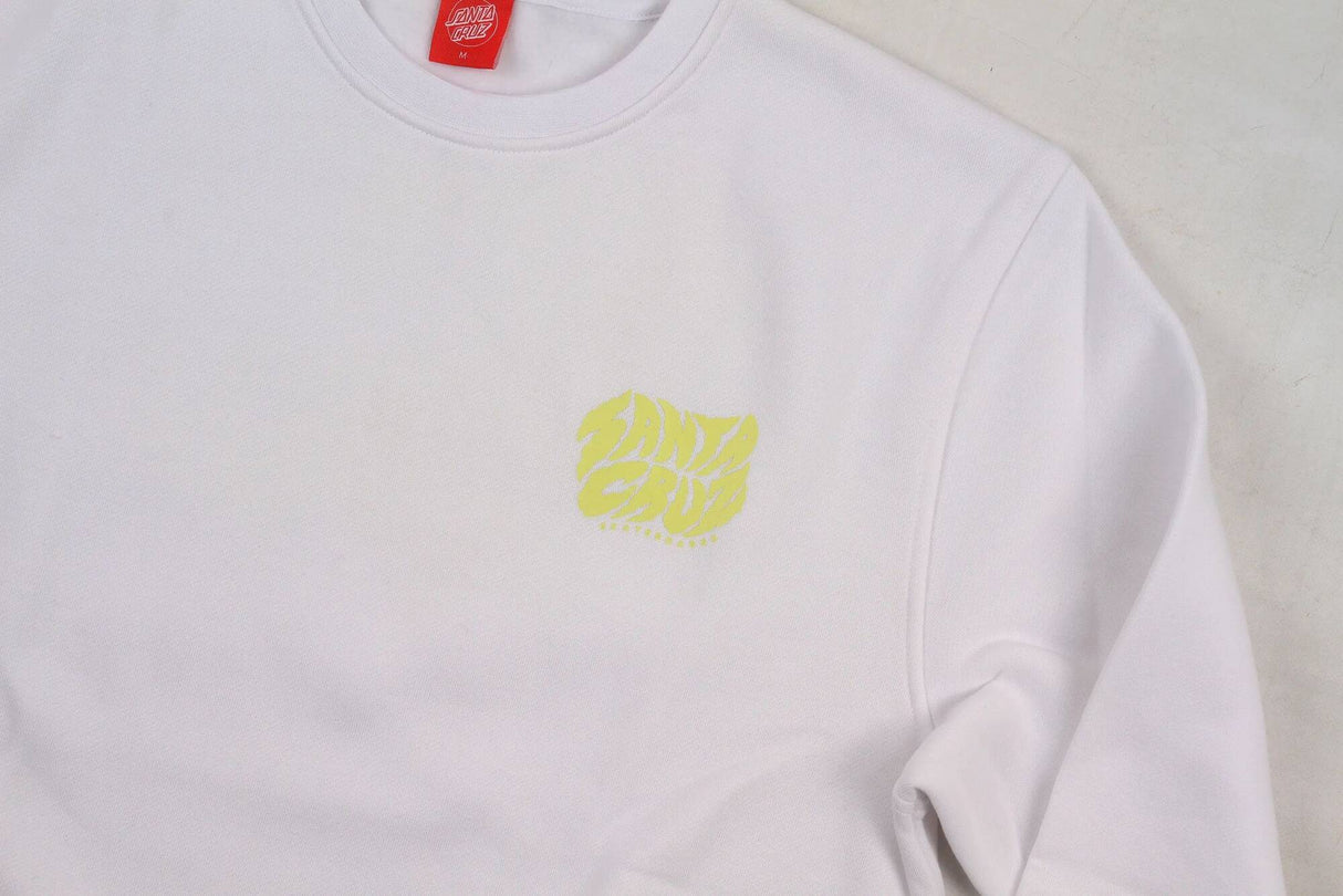 Santa Cruz Surge Crewneck - White
