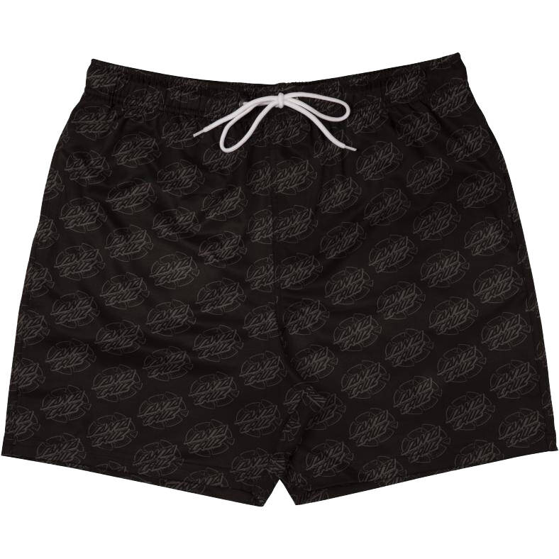 Santa Cruz Broken Dot Swimming Shorts - Black