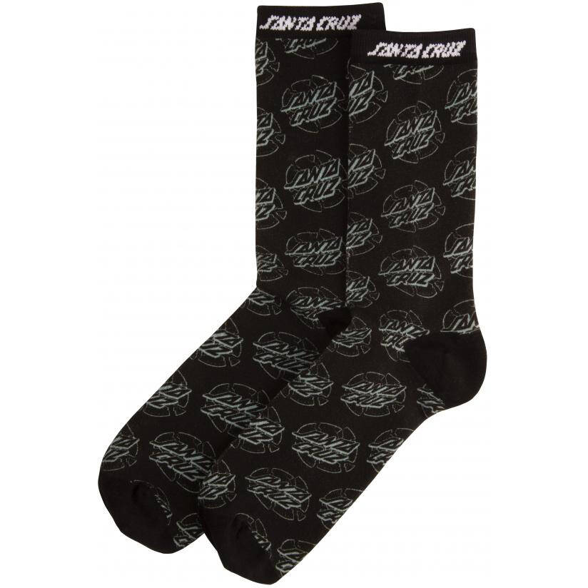 Santa Cruz Broken Dot Socks - Black