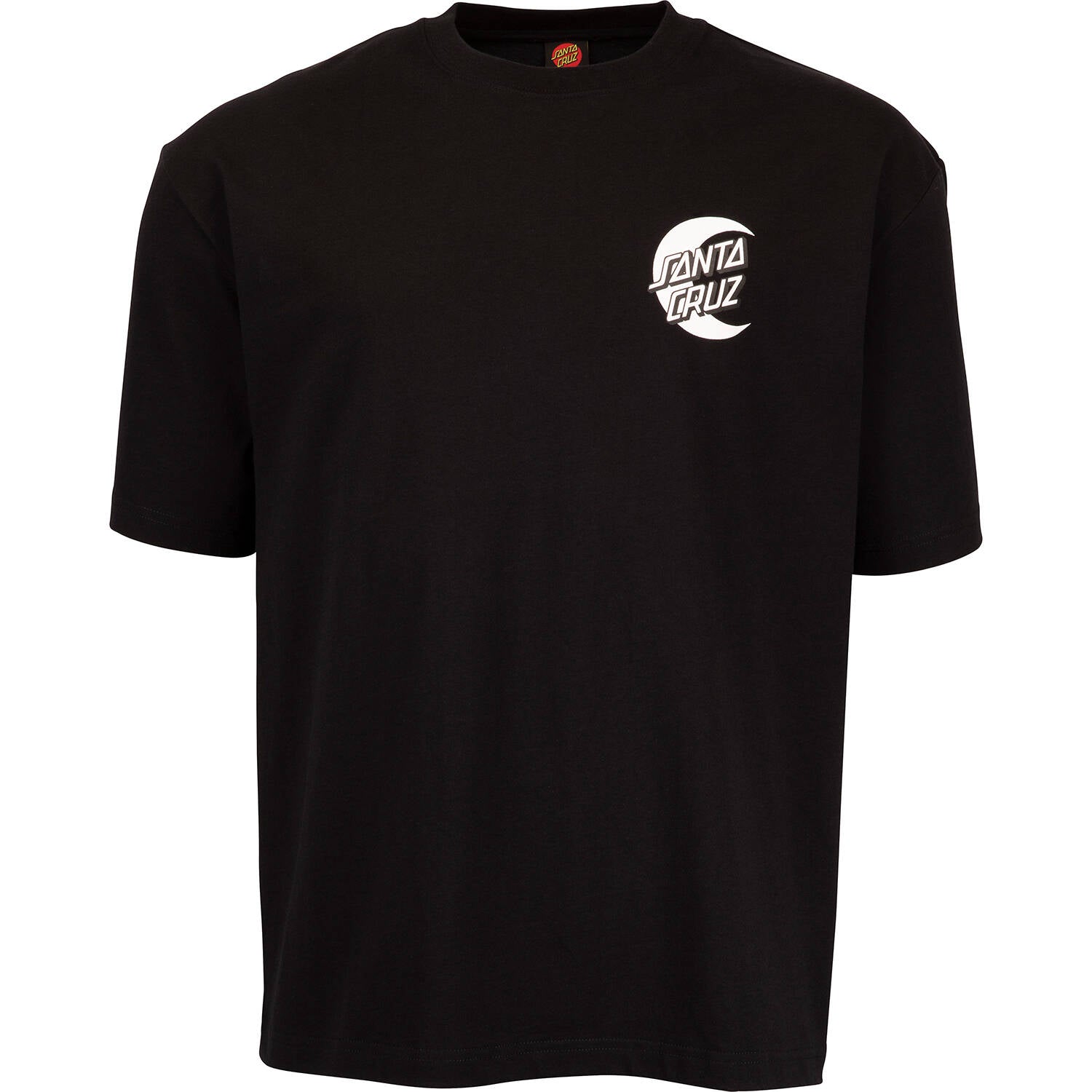 Santa Cruz Cabana Moon Dot T Shirt - Black