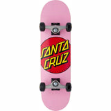 Santa Cruz Classic Dot Micro Complete Skateboard - Pink 7.5"