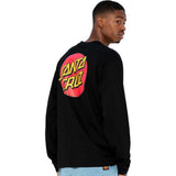 Santa Cruz Classic Dot Long Sleeve T Shirt - Black