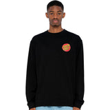 Santa Cruz Classic Dot Long Sleeve T Shirt - Black
