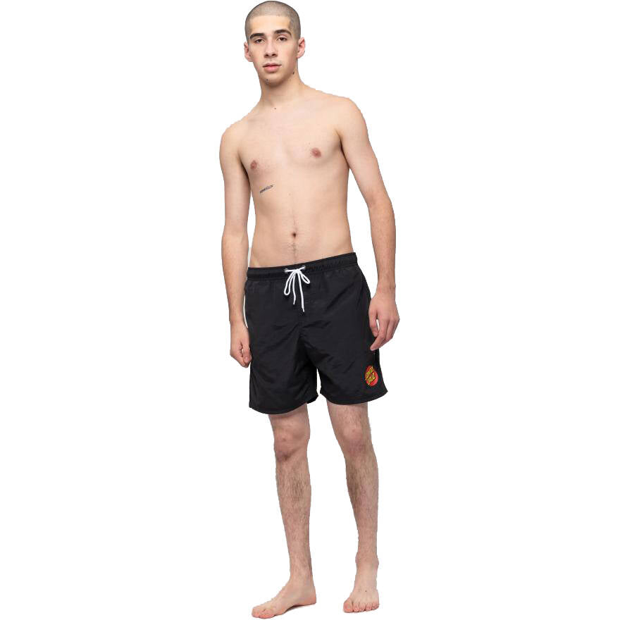 Santa Cruz Classic Dot Swimming Shorts - Black
