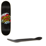 Santa Cruz Crane Dot Birch Skateboard Deck - Black 8.5"