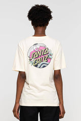 Santa Cruz Crane Dot Womens T Shirt - Pearl