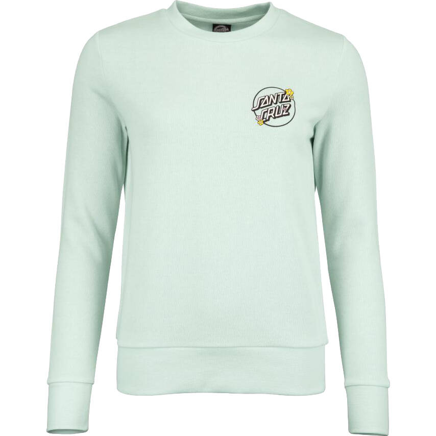 Santa Cruz Ditsy Dot Womens Crew - Pure Blue