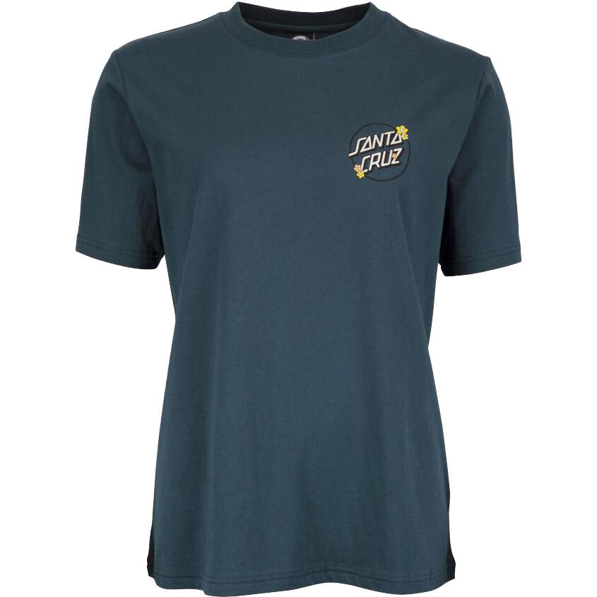 Santa Cruz Ditsy Dot Womens T Shirt - Navy