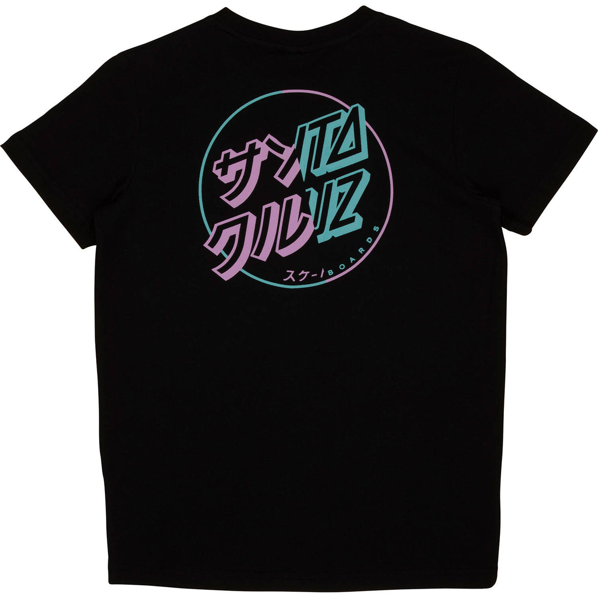 Santa Cruz Divide Dot Youth T Shirt - Black