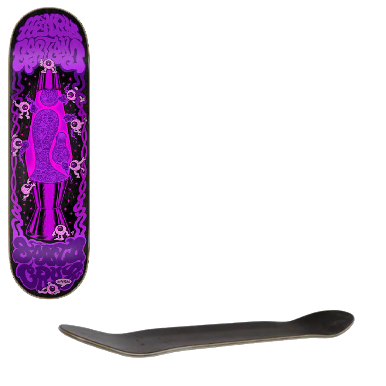 Santa Cruz Gartland Lava Lamp Skateboard Deck - 8.28"