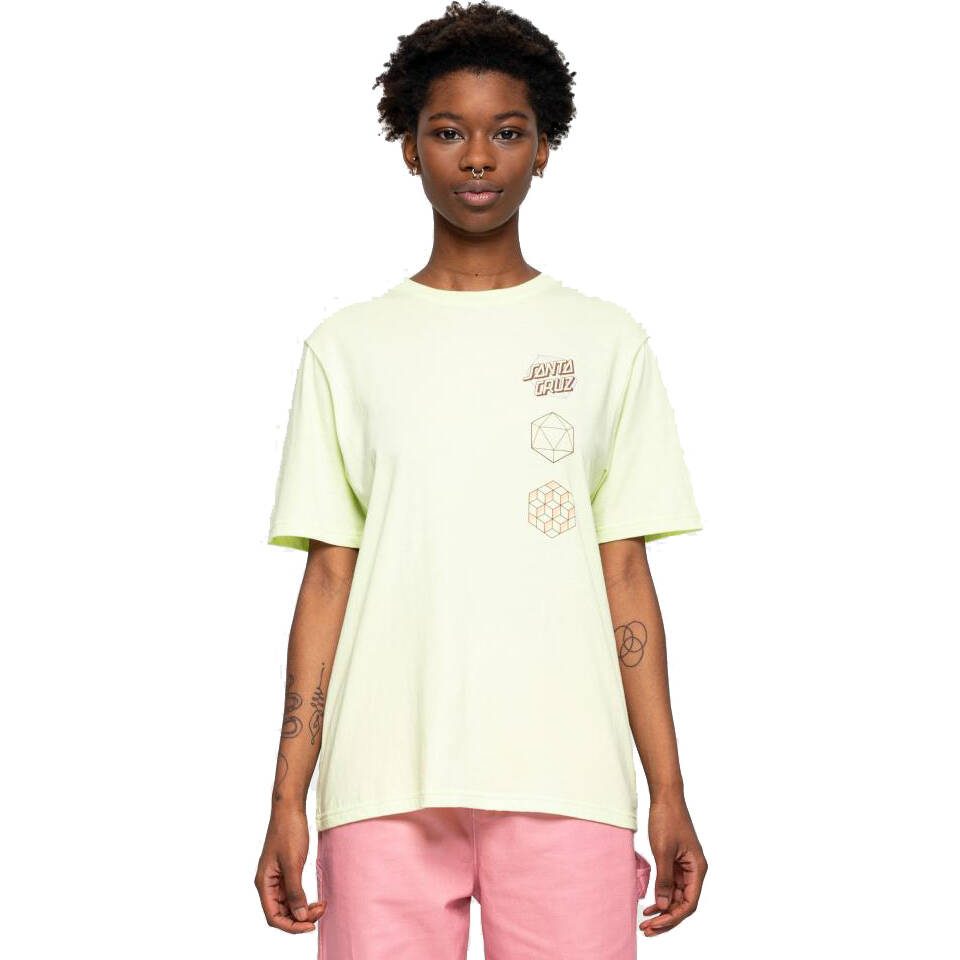Santa Cruz Japanese Optical Dot Womens T Shirt - Aloe Green