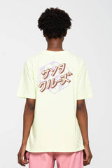 Santa Cruz Japanese Optical Dot Womens T Shirt - Aloe Green