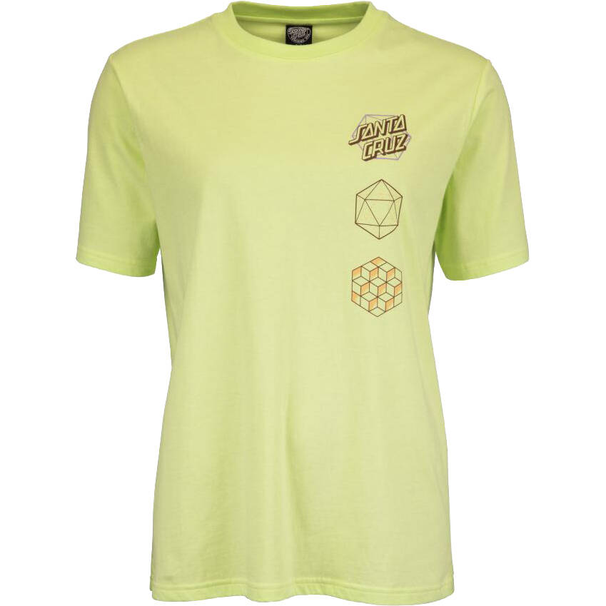 Santa Cruz Japanese Optical Dot Womens T Shirt - Aloe Green