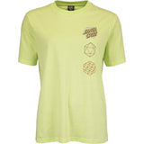 Santa Cruz Japanese Optical Dot Womens T Shirt - Aloe Green