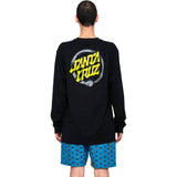 Santa Cruz Mako Dot Long Sleeve T Shirt - Black