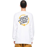 Santa Cruz Mako Dot Long Sleeve T Shirt - White