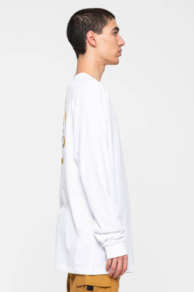 Santa Cruz Mako Dot Long Sleeve T Shirt - White