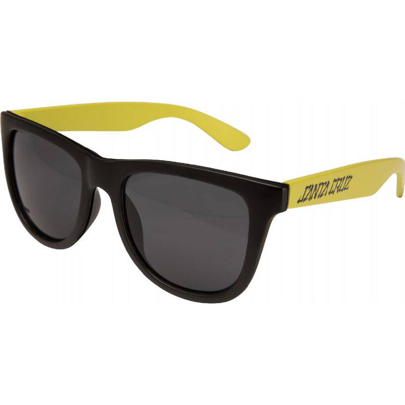 Santa Cruz Mako Strip Sunglasses - Black/Lime
