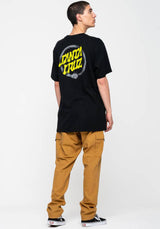 Santa Cruz Mako Dot T Shirt - Black