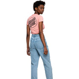 Santa Cruz Opus Dot Tie Womens Cropped T Shirt - Pink Amethyst