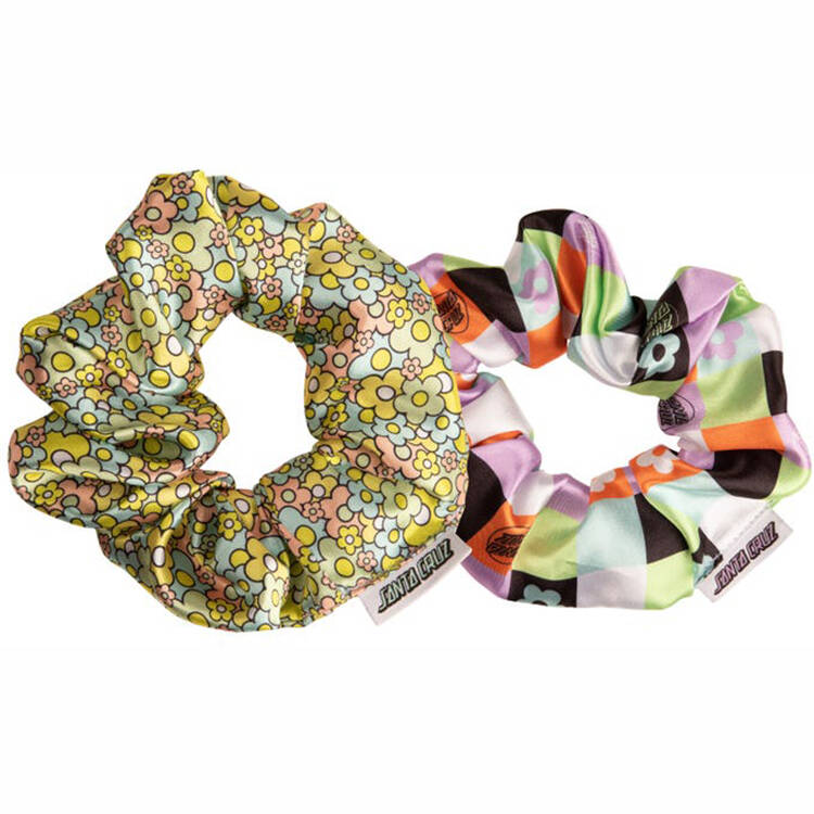Santa Cruz Patched Up Womens Scrunchie (2pk) - Assorted