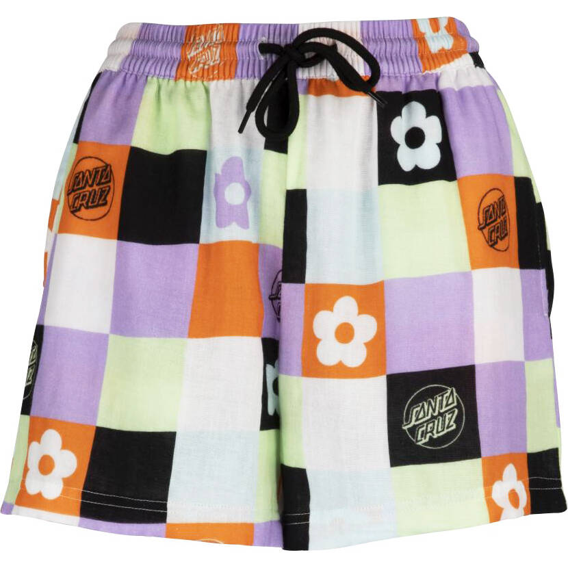 Santa Cruz Patched Up Womens Shorts - Patchwork Print