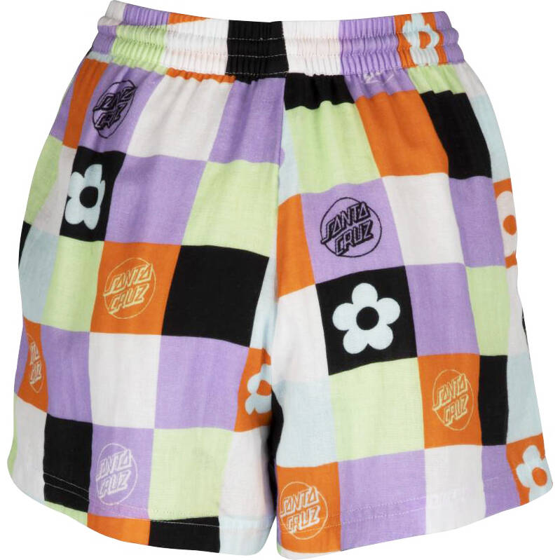 Santa Cruz Patched Up Womens Shorts - Patchwork Print
