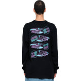 Santa Cruz Slasher Flip Long Sleeve T Shirt - Black
