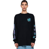 Santa Cruz Slasher Flip Long Sleeve T Shirt - Black