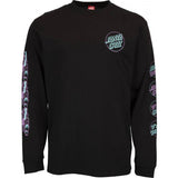 Santa Cruz Slasher Flip Long Sleeve T Shirt - Black