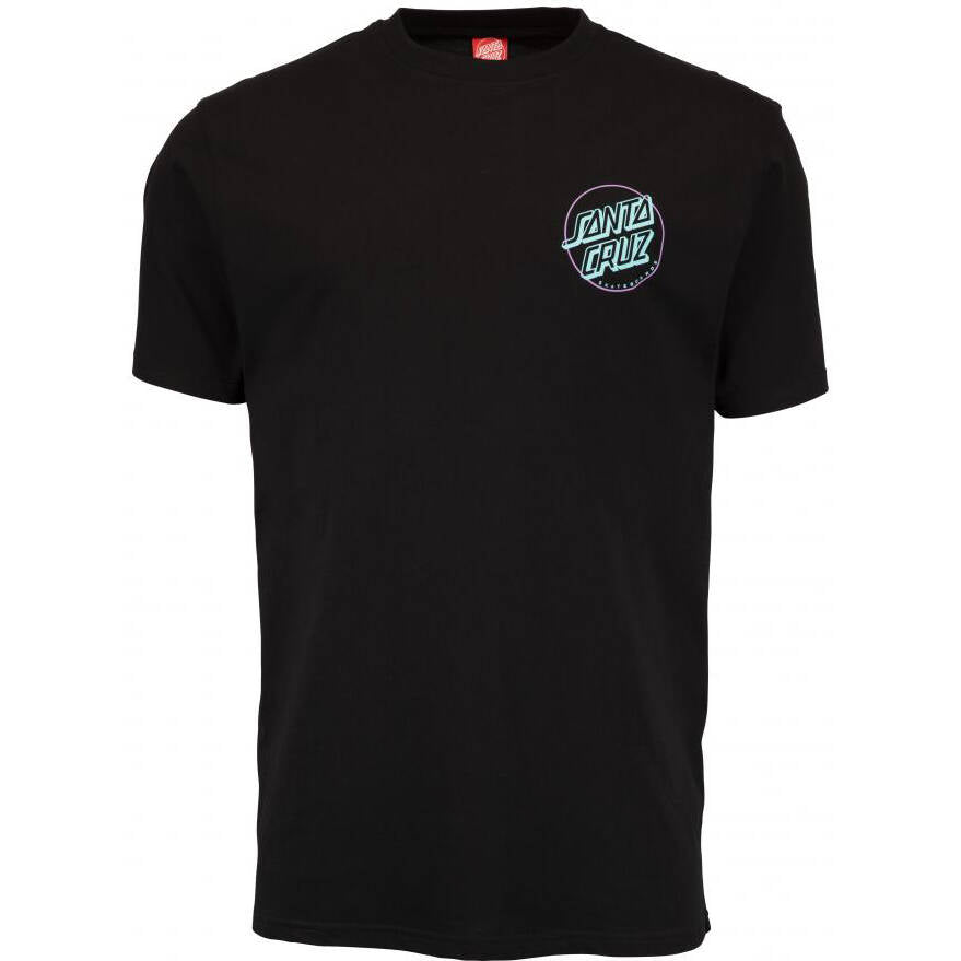 Santa Cruz Slasher Flip T Shirt - Black