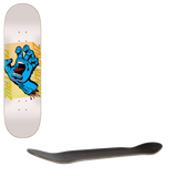 Santa Cruz Split Hand Birch Skateboard Deck - White 8.25"