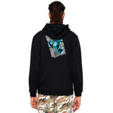 Santa Cruz Split Strip Hand Hoodie - Black