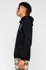 Santa Cruz Split Strip Hand Hoodie - Black