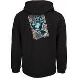 Santa Cruz Split Strip Hand Hoodie - Black