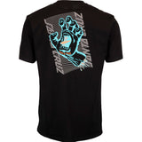 Santa Cruz Split Strip Hand T Shirt - Black