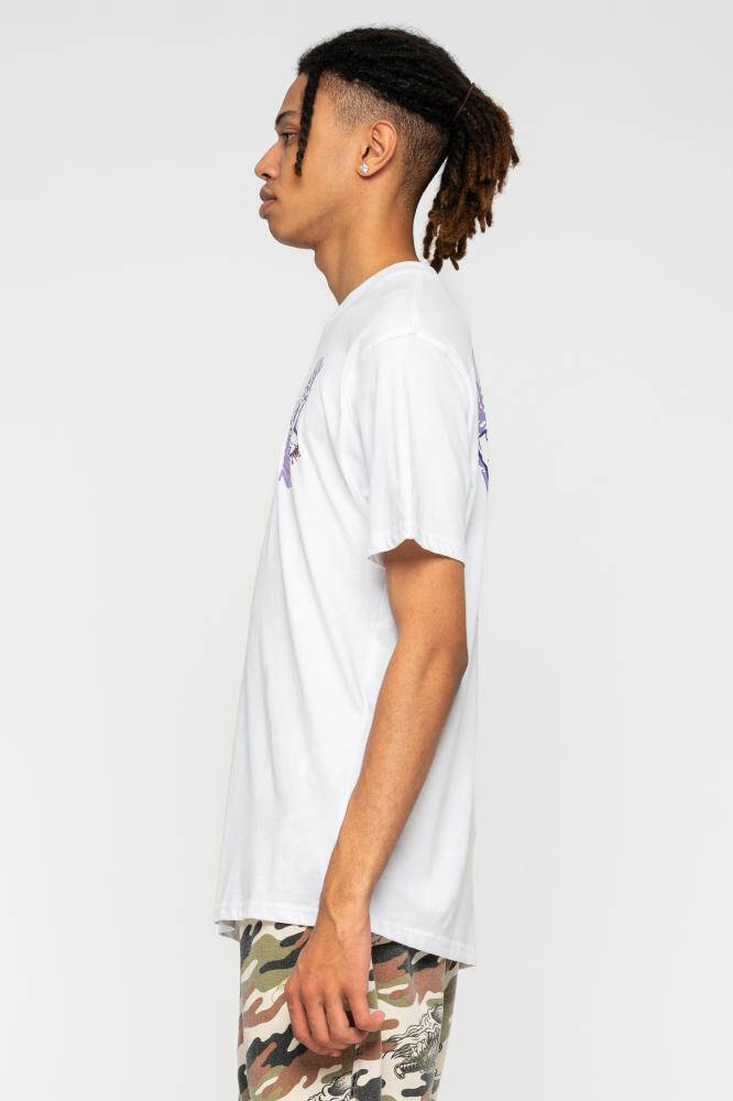 Santa Cruz Split Strip Hand T Shirt - White