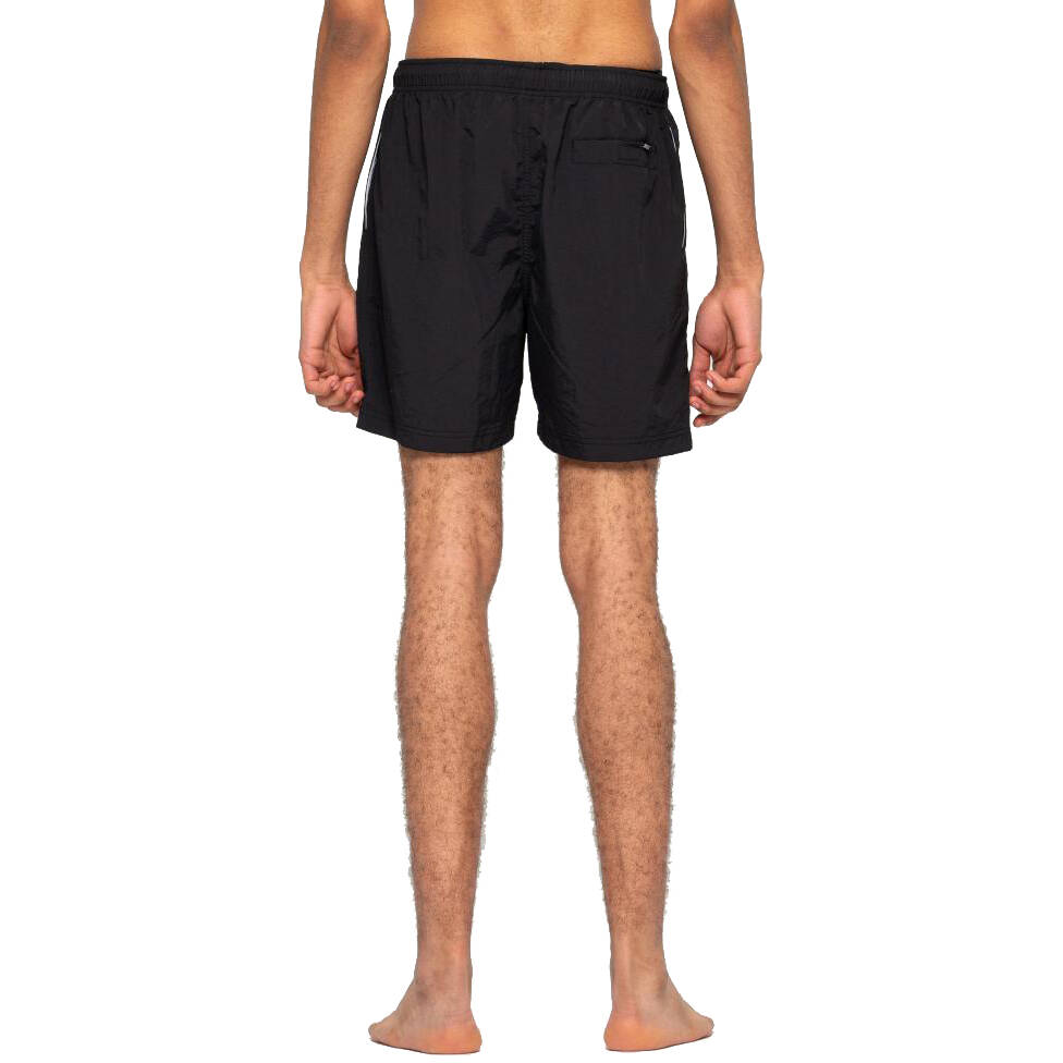 Santa Cruz Split Strip Hand Swimming Shorts - Black