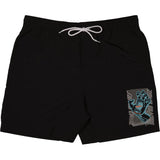 Santa Cruz Split Strip Hand Swimming Shorts - Black