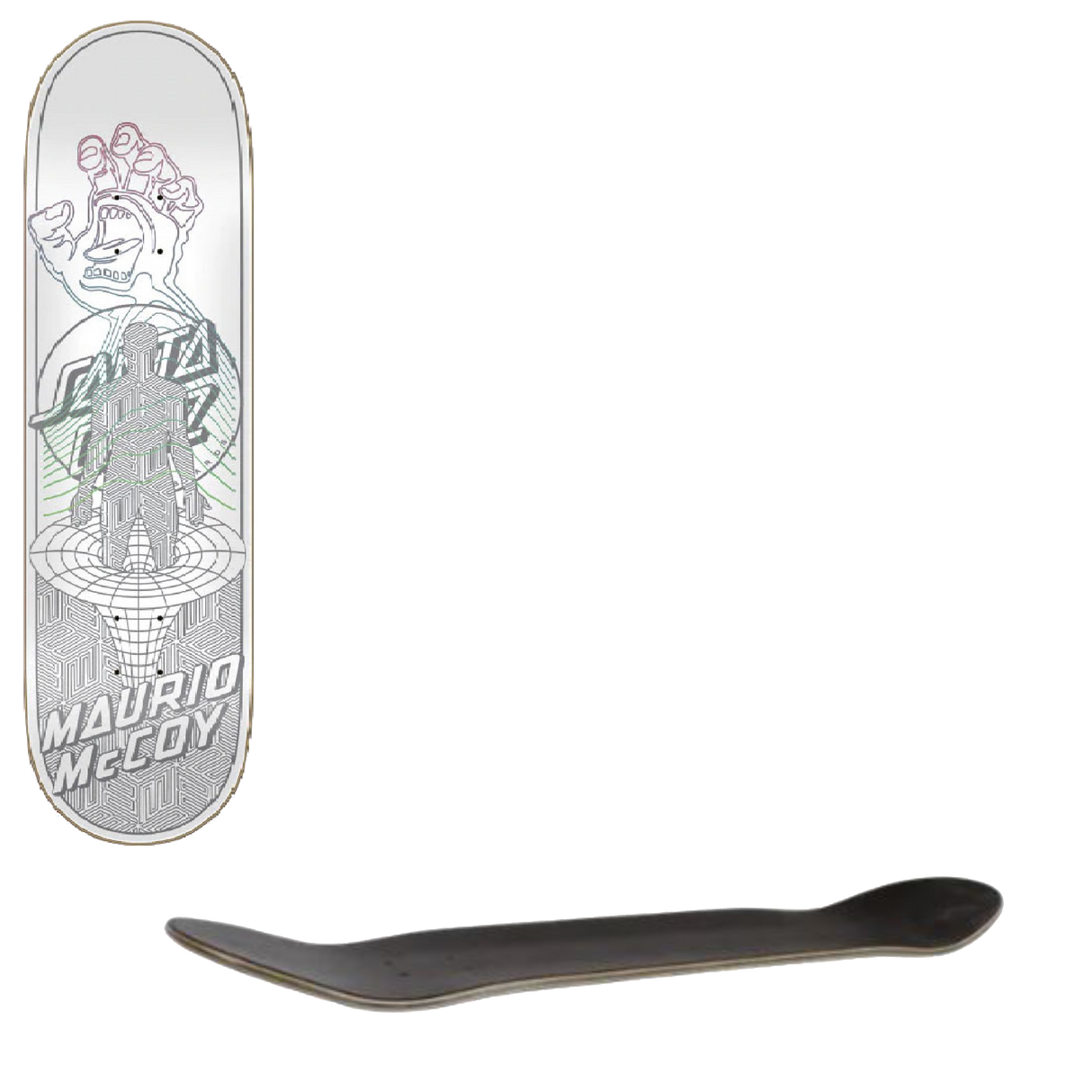Santa Cruz VX McCoy Transcend Skateboard Deck - 8.25"