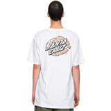 Santa Cruz Warp Broken Dot T Shirt - White