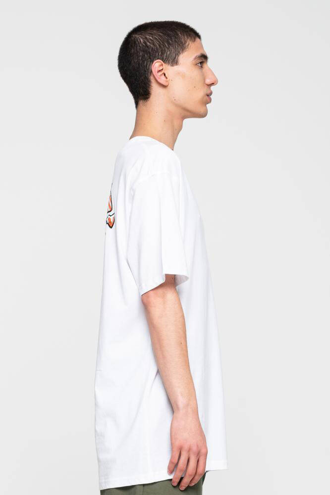 Santa Cruz Warp Broken Dot T Shirt - White