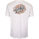 Santa Cruz Warp Broken Dot T Shirt - White