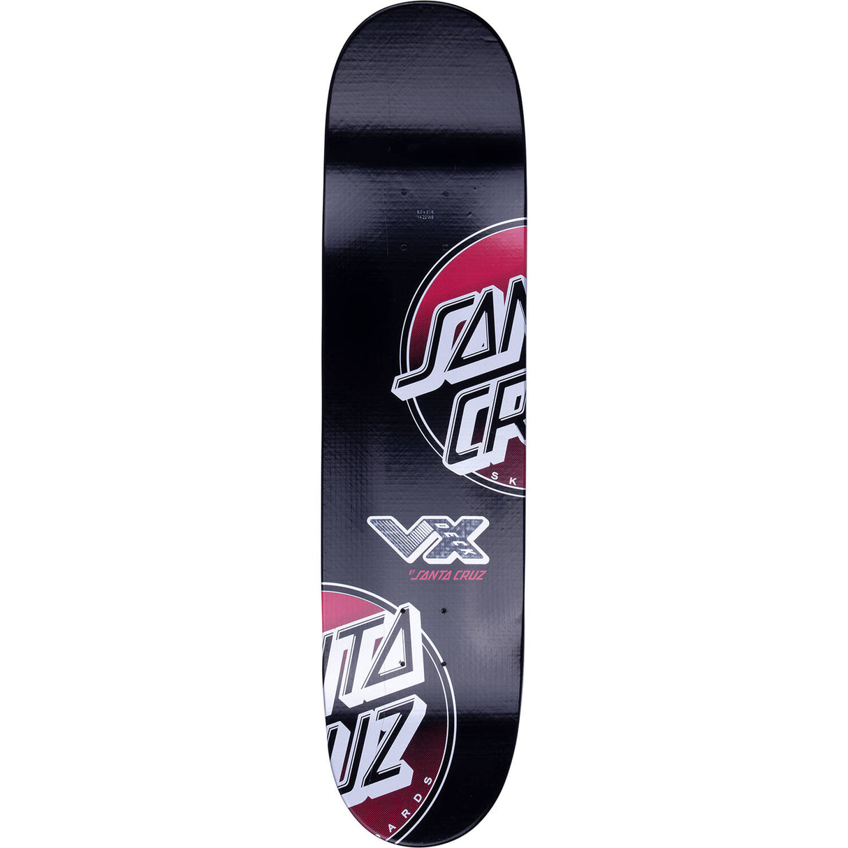 Santa Cruz VX Electric Lava Dot Skateboard Deck - 8"